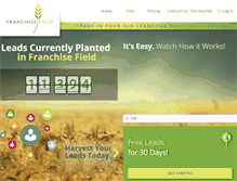 Tablet Screenshot of franchisefield.com